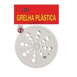 Grelha plastica 150 redonda com embalagem